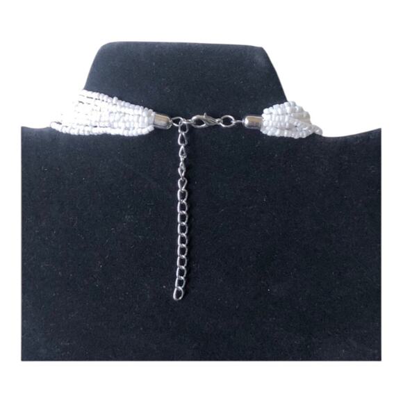 Retro Multi Pink Shades Strands Mini Beads Tribal Inspired Boho Chic Necklace - Picture 7 of 11